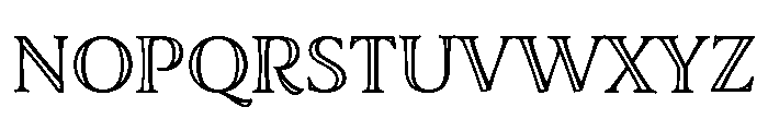 Lovingly Friends Serif Engraved Font UPPERCASE
