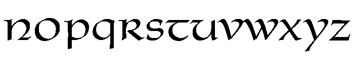 Lowe Regular Font LOWERCASE