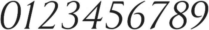 LP Saturnia Regular Italic otf (400) Font OTHER CHARS