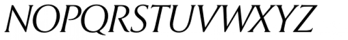 LP Saturnia Italic Font UPPERCASE