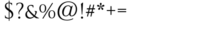 LP Saturnia Pro Regular Font OTHER CHARS