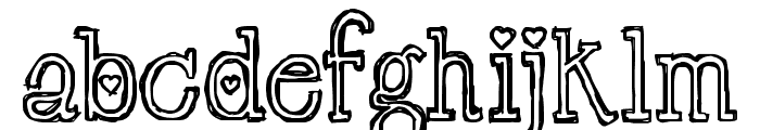 LRT Chickenhawk Font LOWERCASE