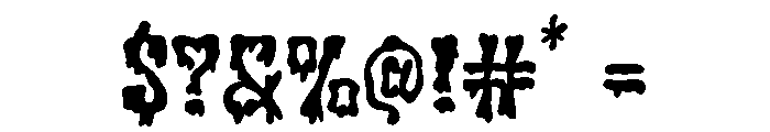 LSD Party Club Font OTHER CHARS