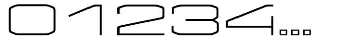 LS Trappist 1 Extra Light Expanded Font OTHER CHARS