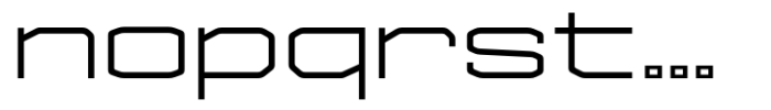 LS Trappist 1 Light Expanded Font LOWERCASE