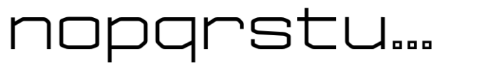 LS Trappist 1 Light Semi Expanded Font LOWERCASE