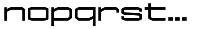LS Trappist 1 Medium Expanded Font LOWERCASE