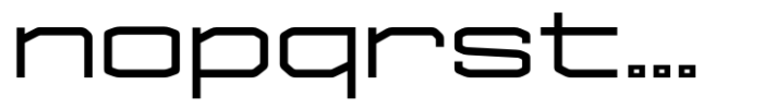 LS Trappist 1 Regular Expanded Font LOWERCASE