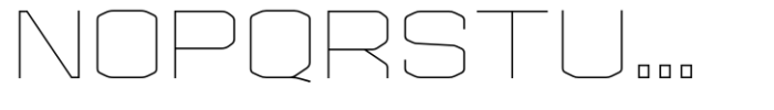 LS Trappist 1 Thin Regular Font UPPERCASE