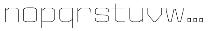 LS Trappist 1 Thin Regular Font LOWERCASE