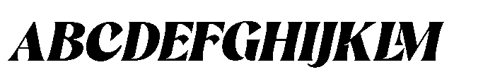 Lscharles Italic Regular Font UPPERCASE