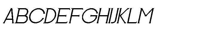 Lsplafon Italic Regular Font UPPERCASE