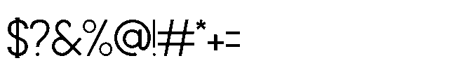 Lsplafon Regular Font OTHER CHARS