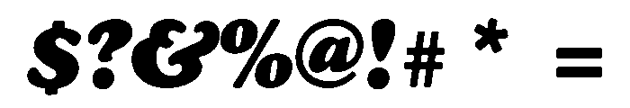 Ltc Goudy Heavyface Pro Italic Font OTHER CHARS