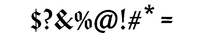 Ltc Goudy Text Pro Regular Font OTHER CHARS