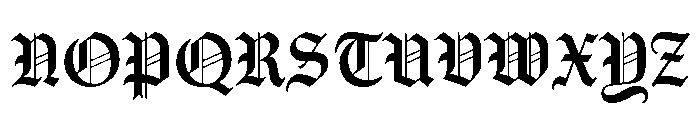 Ltc Goudy Text Pro Regular Font UPPERCASE