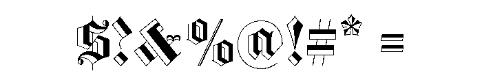 Ltc Goudy Text Pro Thin Font OTHER CHARS