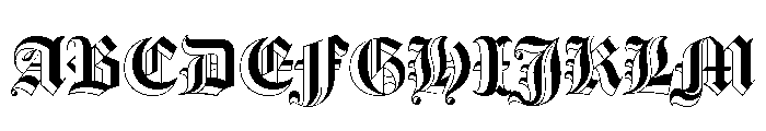 Ltc Goudy Text Pro Thin Font UPPERCASE