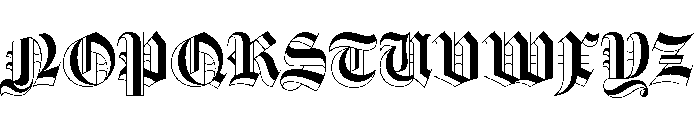 Ltc Goudy Text Pro Thin Font UPPERCASE