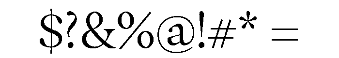 Ltc Goudy Thirty Light Font OTHER CHARS