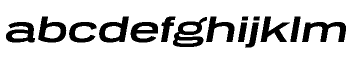 Ltr Slab Extended Variable Bold Italic FONT
