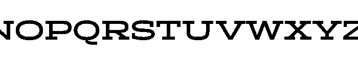 Ltr Slab Extended Variable Bold Font UPPERCASE