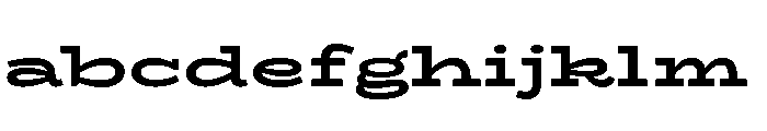 Ltr Slab Extended Variable Extra Bold FONT