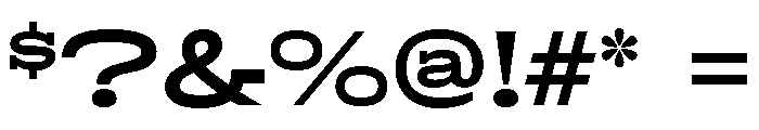 Ltr Slab Extended Variable Regular Font OTHER CHARS