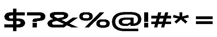 Ltr Slab Extended Variable Semibold Font OTHER CHARS