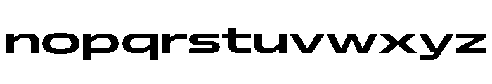 Ltr Slab Extended Variable Semibold Font LOWERCASE