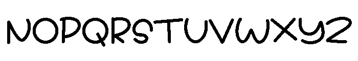 LT lumio Regular Font UPPERCASE