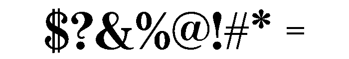 LT Afficher Neue Bold Caption Font OTHER CHARS