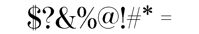 LT Afficher Neue Text Font OTHER CHARS