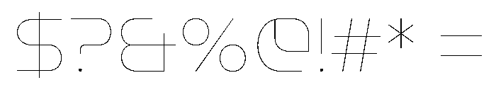LT Aspirer Neue Hairline Font OTHER CHARS