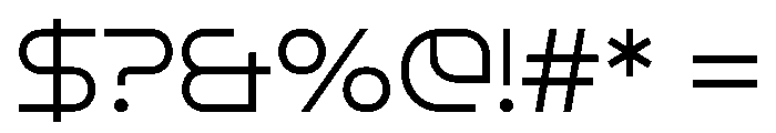 LT Aspirer Neue Light Font OTHER CHARS