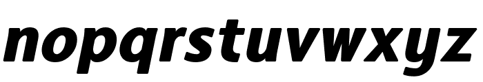 LT Asus Heavy Italic Font LOWERCASE