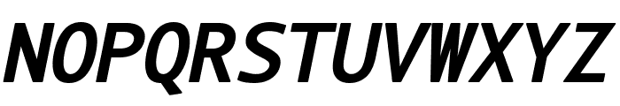 LT Asus Mono Bold Italic Font UPPERCASE