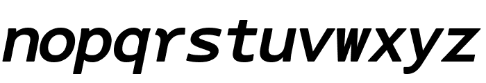 LT Asus Mono Bold Italic Font LOWERCASE