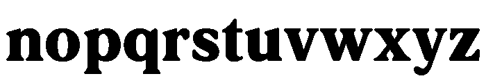 LT Cushion Black Font LOWERCASE