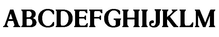LT Cushion Bold Font UPPERCASE