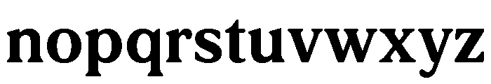 LT Cushion Bold Font LOWERCASE