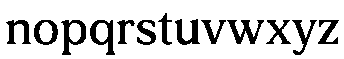 LT Cushion Medium Font LOWERCASE