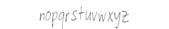 LT Delilah Light Font LOWERCASE