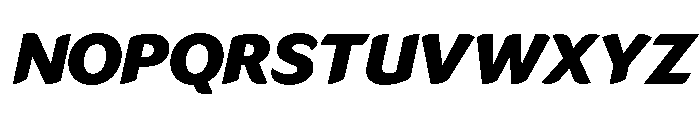 LT Flode Neue Black Italic Font UPPERCASE