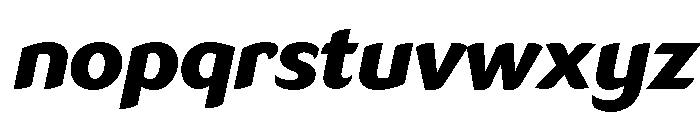 LT Flode Neue Black Italic Font LOWERCASE
