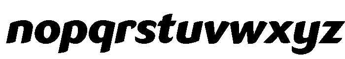 LT Flode Neue ExtBlk Ita Font LOWERCASE