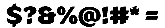 LT Flode Neue Extra Black Font OTHER CHARS