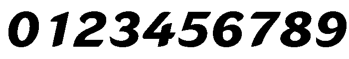 LT Flode Neue Extra Bold Italic Font OTHER CHARS
