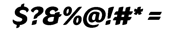 LT Flode Neue Extra Bold Italic Font OTHER CHARS