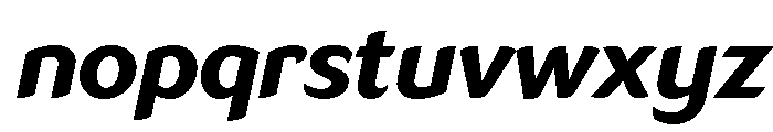 LT Flode Neue Extra Bold Italic Font LOWERCASE